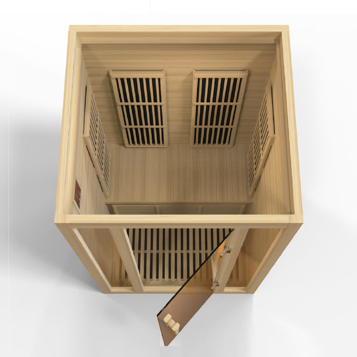 Golden Designs Maxxus 2 Person Seattle Near Zero EMF FAR IR Sauna