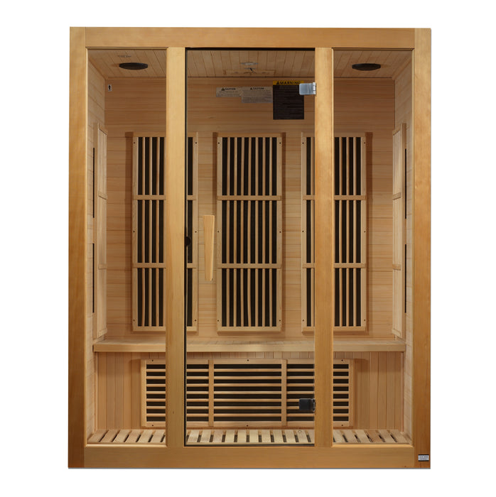 Golden Designs Maxxus Bellevue 3 Person Low EMF FAR IR Sauna