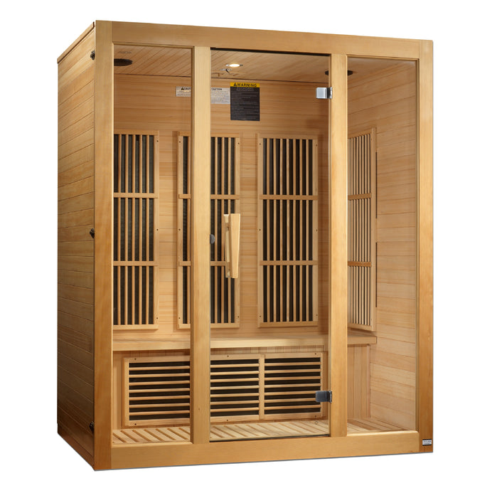 Golden Designs Maxxus Bellevue 3 Person Low EMF FAR IR Sauna