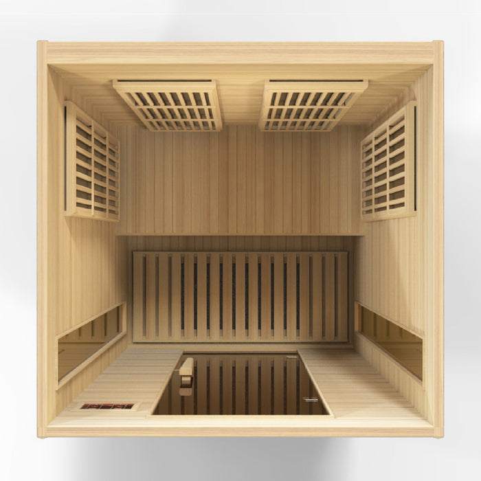 Golden Designs Maxxus 2 Person Near Zero EMF FAR IR Sauna