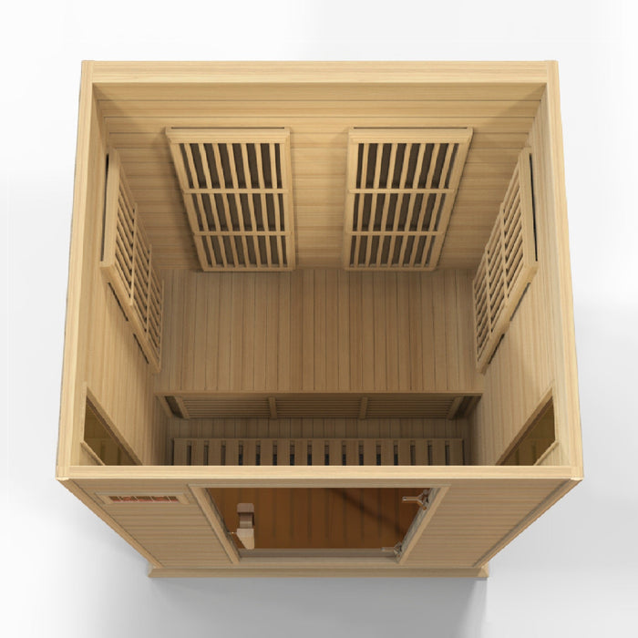 Golden Designs Maxxus 2 Person Near Zero EMF FAR IR Sauna