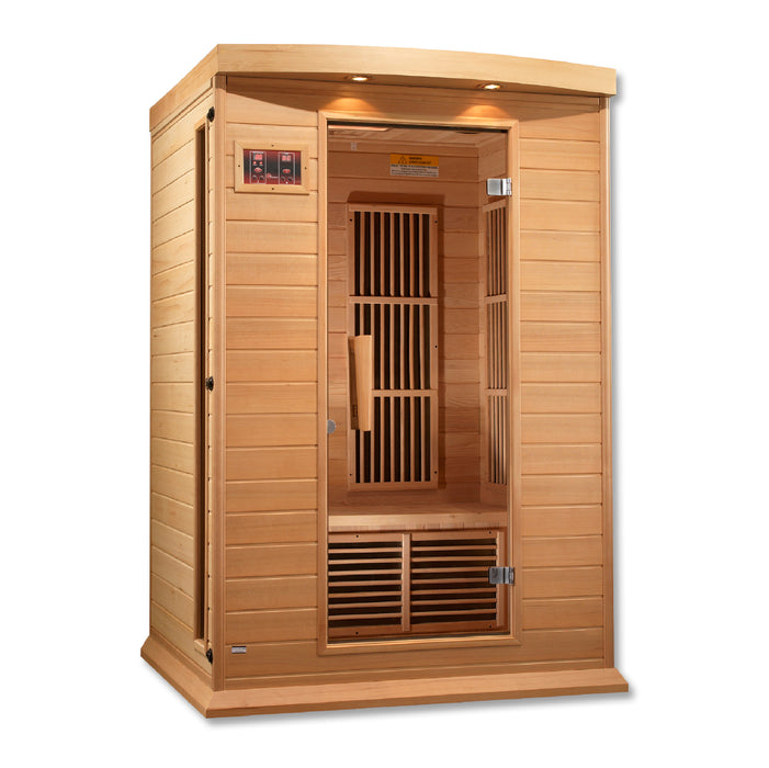 Golden Designs Maxxus 2 Person Near Zero EMF FAR IR Sauna