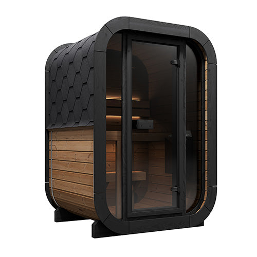 SaunaLife Cube Series 2 Person Traditional Outdoor Sauna
