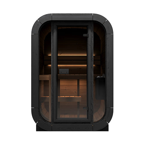 SaunaLife Cube Series 2 Person Traditional Outdoor Sauna