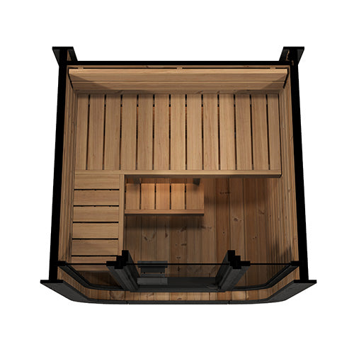 SaunaLife Cube Series 2 Person Traditional Outdoor Sauna
