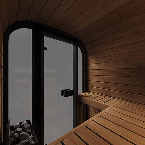 SaunaLife Cube Series 2 Person Traditional Outdoor Sauna