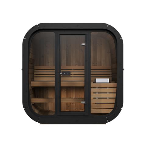 SaunaLife Cube Series 3 Person Traditional Outdoor Sauna