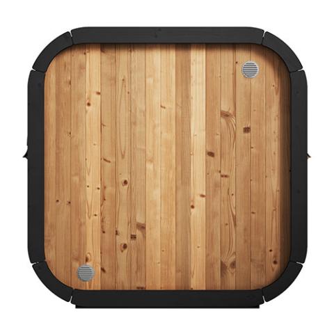 SaunaLife Cube Series 3 Person Traditional Outdoor Sauna