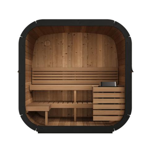SaunaLife Cube Series 4 Person Traditional Outdoor Sauna