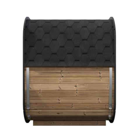 SaunaLife Cube Series 4 Person Traditional Outdoor Sauna