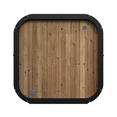 SaunaLife Cube Series 4 Person Traditional Outdoor Sauna