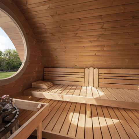 SaunaLife G11 Garden Series 8 Person Outdoor Sauna Suite