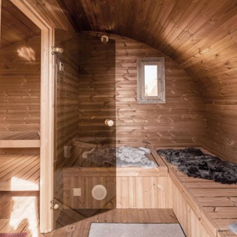 SaunaLife G11 Garden Series 8 Person Outdoor Sauna Suite
