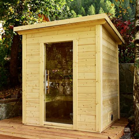 SaunaLife G2 Garden Series 4 Person Traditional Outdoor Sauna