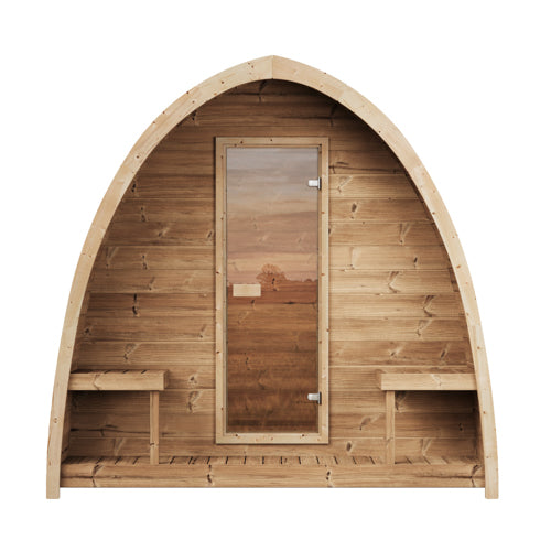 SaunaLife G3 Garden Series 4 Person Traditional Outdoor Sauna Cabin