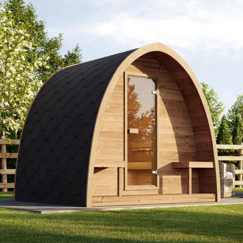 SaunaLife G3 Garden Series 4 Person Traditional Outdoor Sauna Cabin