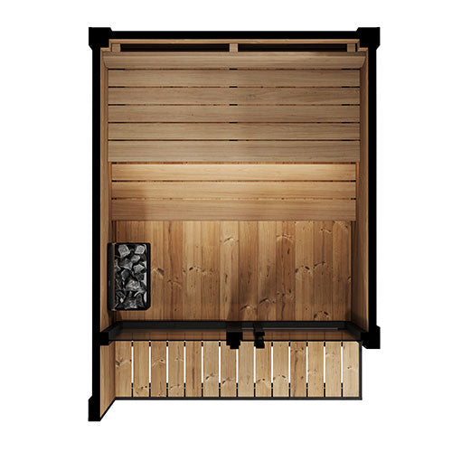SaunaLife GL4 Garden Series 4 Person Luxury Outdoor Sauna