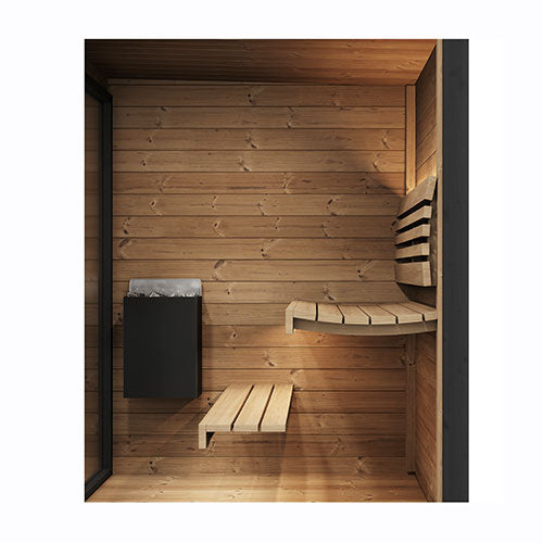 SaunaLife GL4 Garden Series 4 Person Luxury Outdoor Sauna