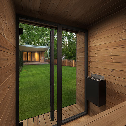 SaunaLife GL4 Garden Series 4 Person Luxury Outdoor Sauna