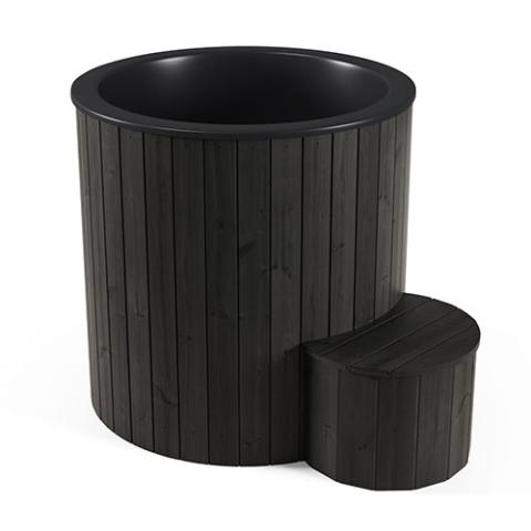 SaunaLife S1 Cold Plunge & Hot Soak Immersion Tub in Thermo-Pine