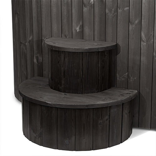 SaunaLife S2 Cold Plunge & Hot Soak Immersion Tub in Thermo-Pine