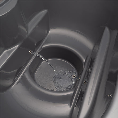 SaunaLife S2 Cold Plunge & Hot Soak Immersion Tub in Thermo-Pine