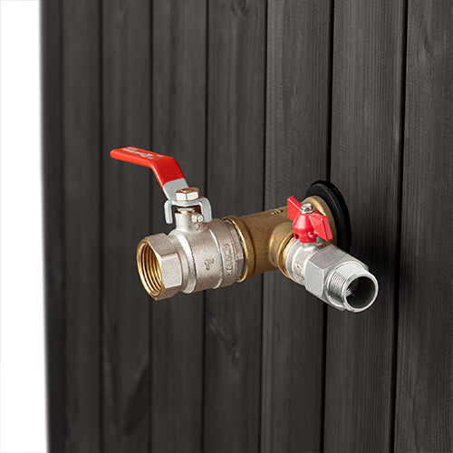 SaunaLife S2 Cold Plunge & Hot Soak Immersion Tub in Thermo-Pine